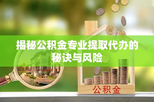 南岳揭秘公积金专业提取代办的秘诀与风险