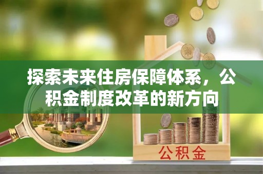 南岳探索未来住房保障体系，公积金制度改革的新方向